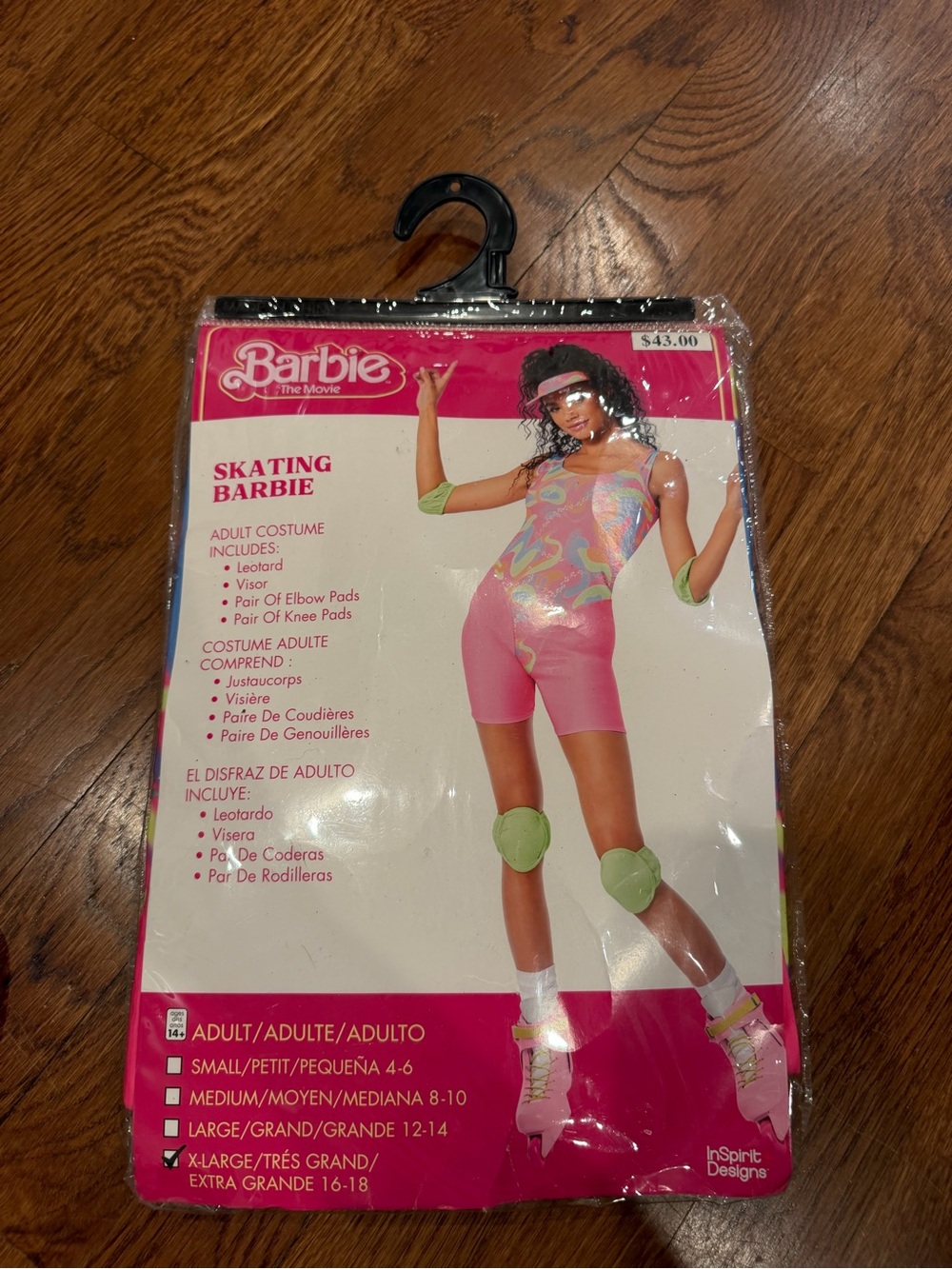 Barbie Skating Women’s Pink Short Romper costume